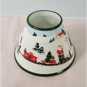 The white barn candle Co Christmas candle topper  candle shade